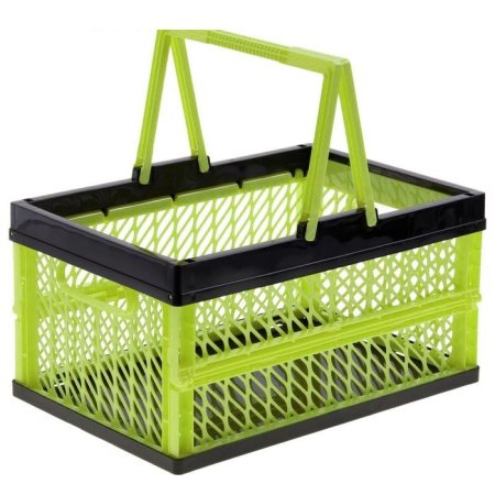 Корзина Джета для овощей 38х25х20см цвет зеленый/черный