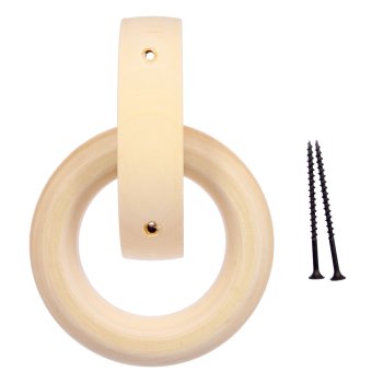 Ручка декоративная Банные штучки дерево Кольцо