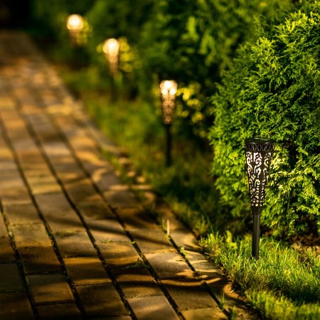 Светильник садовый Uniel USL-S-819-PT450 Arcana на солнечной батарее 42см