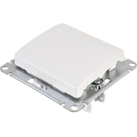 Выключатель встраиваемый Schneider Electric Glossa 1 кл. перламутр, без подсветки, арт. GSL000611