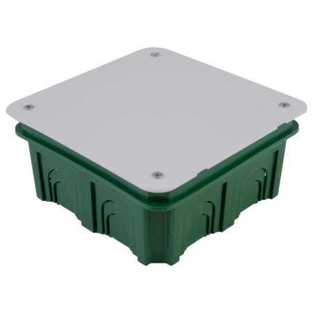 Коробка распределительная встраиваемая для бетона/кирпича Schneider Electric 100х100х50мм IP30 зеленая, арт. IMT35122