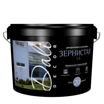 Штукатурка декоративная DALI-DECOR зернистая 15 кг
