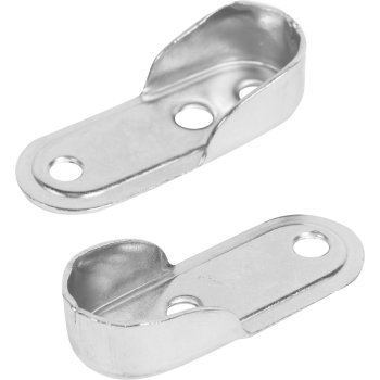 Держатель для штанг овальных 46х12мм 2шт