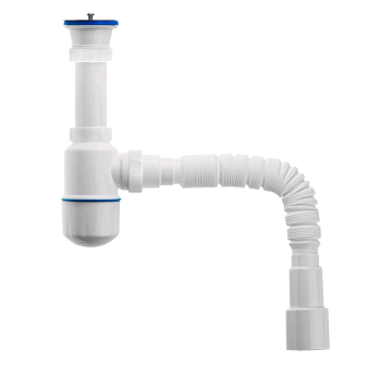 Сифон MasterProf для умывальника 1 1/2" 40 мм 500 мм без перелива