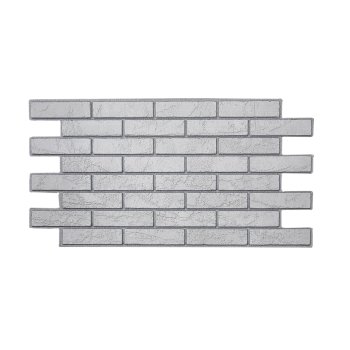Панель ПВХ Кирпич жемчужный 960х485 мм