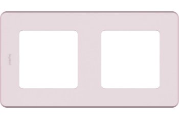 Рамка Legrand Inspiria 2 поста, цвет розовый, арт. 673944