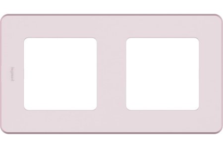 Рамка Legrand Inspiria 2 поста, цвет розовый, арт. 673944