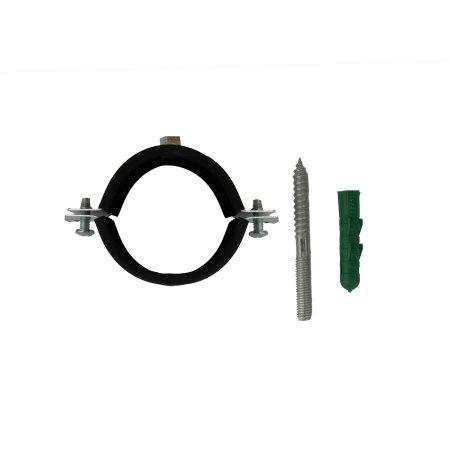 Хомут с дюбелем и шурупом MasterProf d2" 1 шт цвет хром