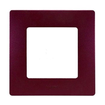 Рамка Legrand Etika 1 пост, цвет сливовый, арт. 672561