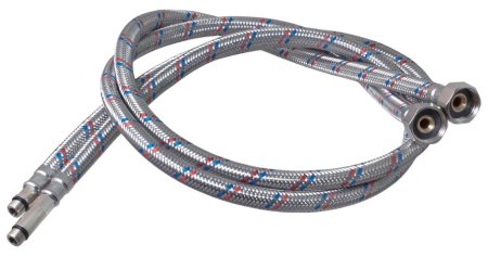 Гибкая подводка FT GROUP для смесителя 80см 1/2"x M10 нержавеющая сталь штуцер-гайка