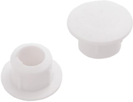 Заглушка декоративная 12мм белая 30 шт.