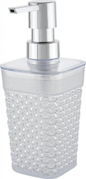 Дозатор для жидкого мыла Neo Luxe пластик цвет белый настольный