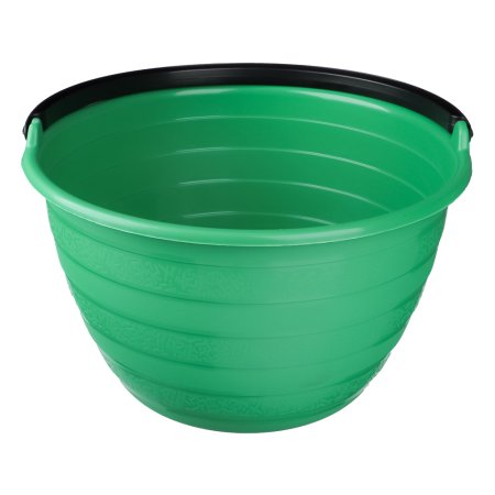 Ведро хозяйственное Лукошко пластик 5л цвет зеленый