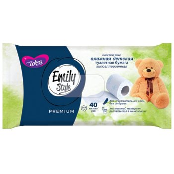 Бумага туалетная Emily Style Premium листов 40шт