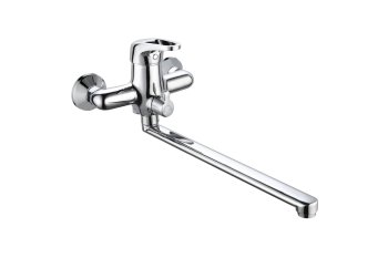 Смеситель для ванны GROSS AQUA Optima хром с душевым гарнитуром