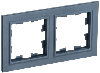 Рамка IEK Brite 2 поста, цвет маренго, арт. BR-M22-K35