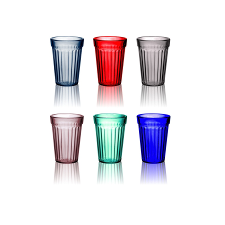 Стакан Европейские цвета цвет микс 250мл