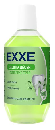 Ополаскиватель для полости рта Exxe Защита десен 600мл