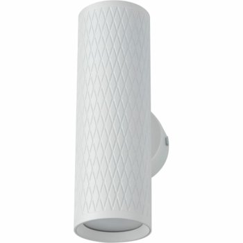 Светильник фасадный настенный ЭРА белый GU10 12Вт