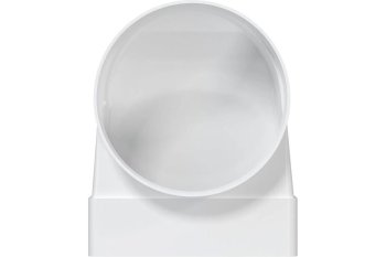 Колено для плоских и круглых каналов 511СК10ФП Ø100мм ERA