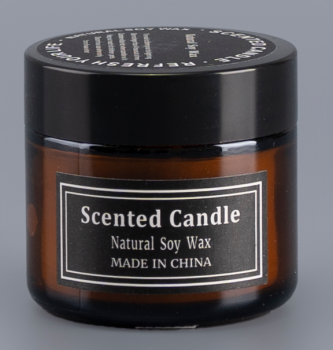 Свеча в банке Natural Soy Wax без аромата 1 шт