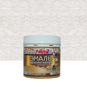 Эмаль акриловая декоративная Palizh белый жемчуг 0,15 кг