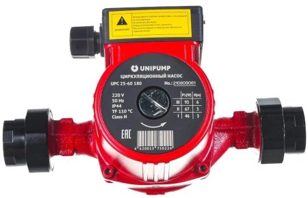 Насос циркуляционный UNIPUMP UPC 25-60 93 Вт 220 В 150мм
