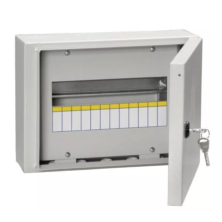 Щит распределительный навесной IEK TITAN 3 12 мод. металл IP54 арт.MKM11-N-12-54-Z