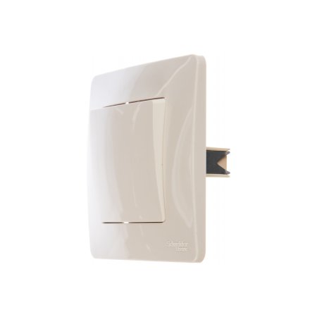 Выключатель встраиваемый Schneider Electric Blanca 1 кл. молочный, без подсветки, арт. BLNVS010102