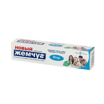 Паста зубная Новый жемчуг Фтор 50мл