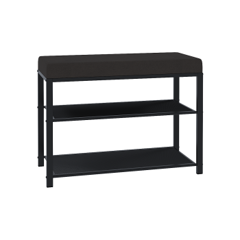 Банкетка с сиденьем 2-х ярусная Торонто23S 49х 67х 30см цвет черный Банкетка с сиденьем 2-х ярусная Торонто23S 49х 67х 30см цвет черный