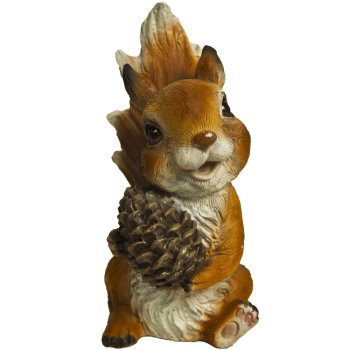 Садовая фигура Белочка кроха 19см