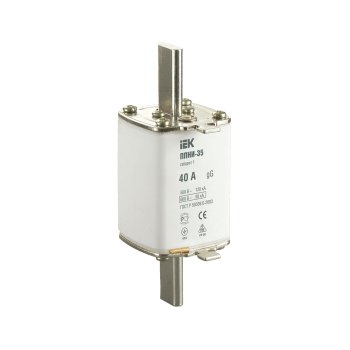 Предохранитель плавкий IEK ППНИ-35 40 А габарит 1