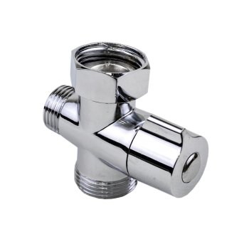 Дивертор флажковый 3/4"-1/2" цвет хром