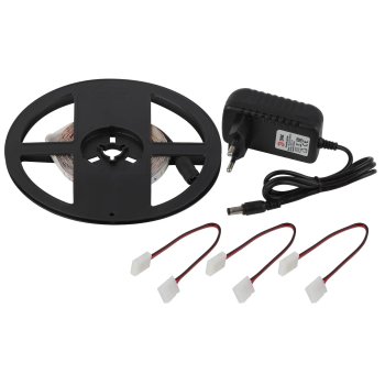 Лента светодиодная ЭРА 4,8Вт/м 12В IP20 теплый белый уп.5м (св/диоды SMD2835)