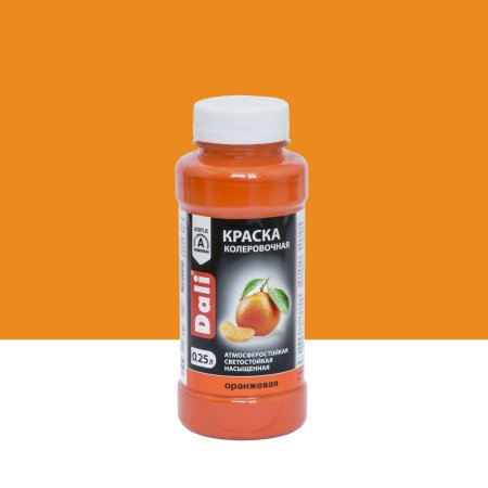 Колер-краска Dali 0,25 л оранжевый