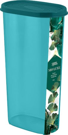 Банка для сыпучих продуктов NEO LUXE 2,4л пластик