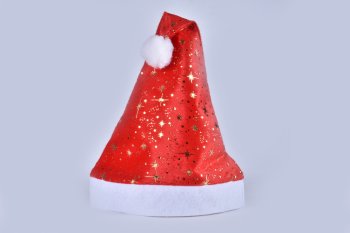 Колпак Новогодний 27х38 см красный