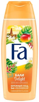 Крем-гель для душа Fa Ритмы Острова Бали Delight манго/ваниль 250 мл