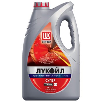 Масло моторное Лукойл Супер 5W40 4л SG/CD