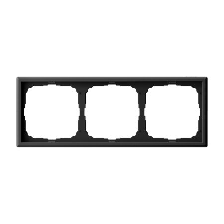 Рамка Systeme Electric ARTGALLERY 3 поста, цвет карбон, арт. GAL001003