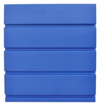 Комплект панелей 124х8х34см синий 4шт