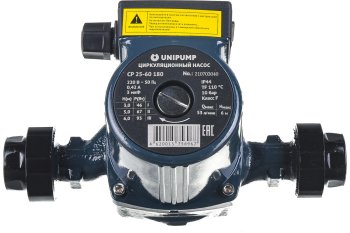 Насос циркуляционный UNIPUMP CP 25-60 93 Вт 220 В 180мм