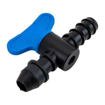 Кран стартовый для капельной трубки с уплотнительной резинкой