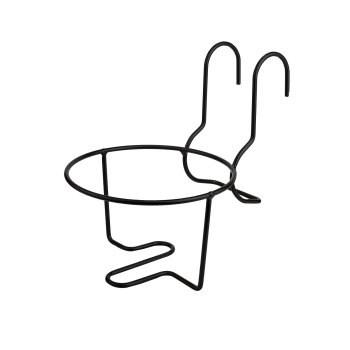 Кронштейн для кашпо Santino 165х100 мм черный