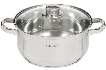 Кастрюля Гретта 4,2л нержавеющая сталь