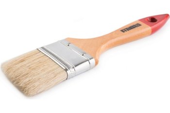 Кисть флейцевая Акор Столичная 25х 10мм универсальная смешанная щетина