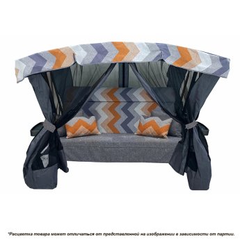 Качели садовые Ранго Премиум Руна 235х145х175см 3-х местные