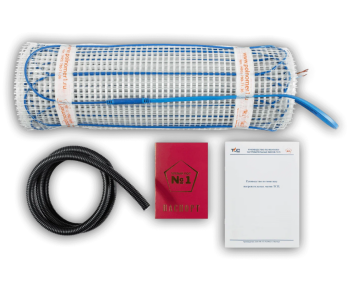 Теплый пол "Теплый пол №1" ТСП двухжильный мат 2,5м2 400Вт Теплый пол "Теплый пол №1" ТСП двухжильный мат 2,5м2 400Вт