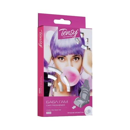 Ароматизатор под сиденье гелевый Tensy/Dolce Life Бабл гам
